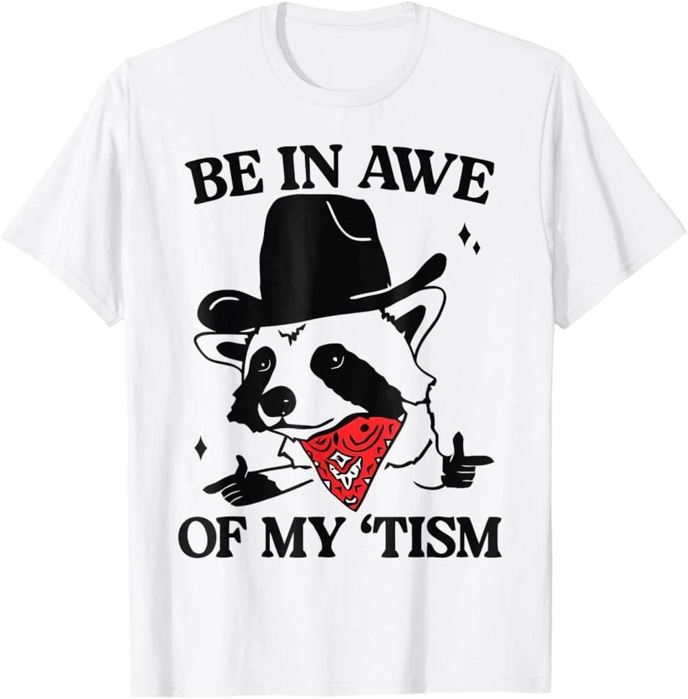 RARE! Be in Awe of My tism Retro Autism Pride Retro Design T-Shirt L