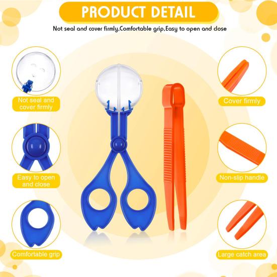 Nature Exploration Toy Skill Development Hand-eye Coordination Smell-less Plastic Scissor Clamp Small Animal