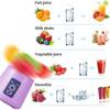 Compact USB Rechargeable 6-Blade Mini Cyclone Juicer