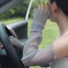 Letní Dlouhé Rukavice Bezprsté Ženy Ochranné Rukavice Rukavice Dámské Tenké Krajkové Síťované Rukávy Rukávy Opalovací krém Uv Prodyšné rukavice