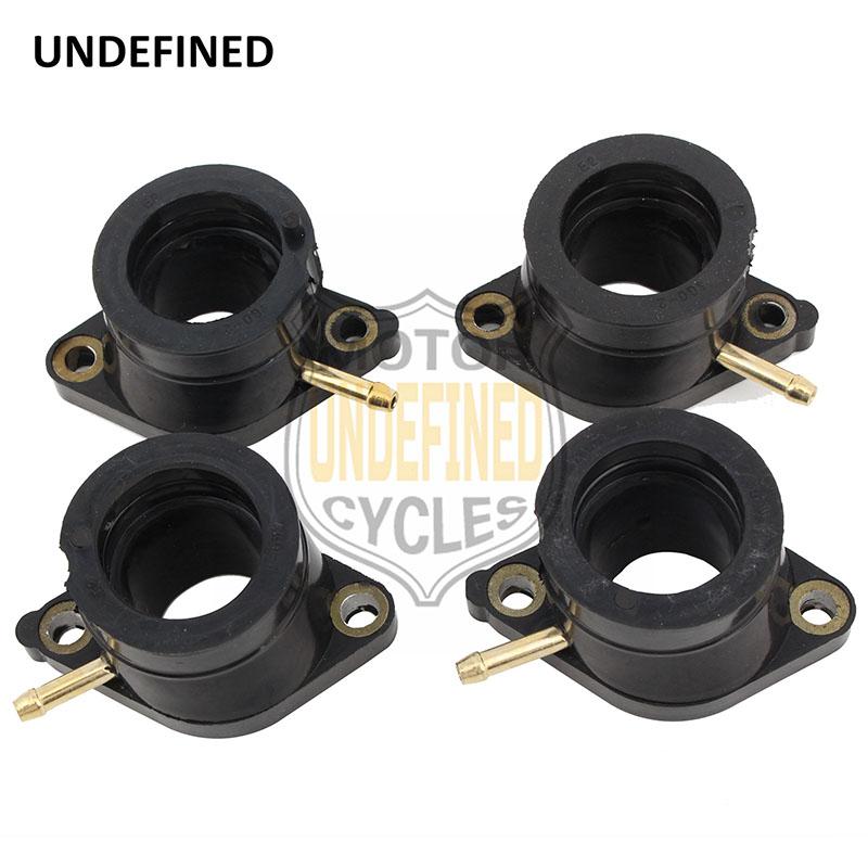 Motorcycle Parts Carburetor Intake Manifold Interface Boot Set for YAMAHA XJ550 Maxim XJ550R Seca 1981-1983 XJ400 Carburateur