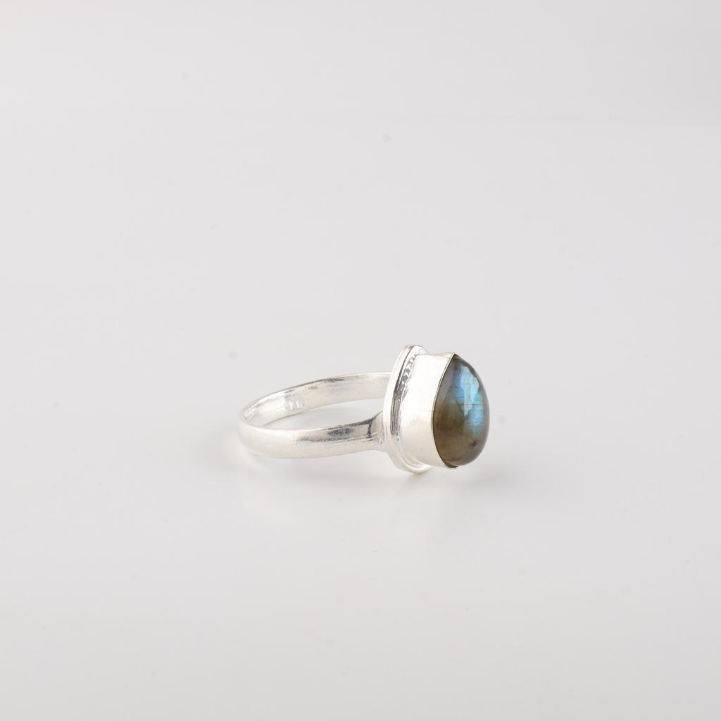 Natural Labradorite Gemstone 925 Sterling Silver Women Jewelry Pretty Ring For Anniversary Gift RR-76-30