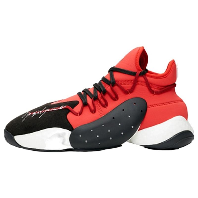 

Adidas Y 3 Byw Bball Core Black Lush Red Sneakers BC0338 46