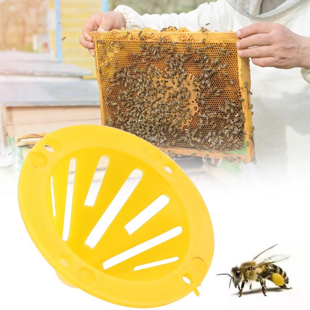 5pcs Yellow Cone Shape Eco-friendly Reusable Wasp Trap Insect Funnel Killer Bee Hornet Catcher Enduring Plastic Bottle Wasp Traps Pest Control Tool