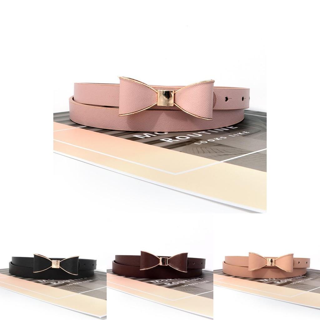 Candy Butterfly Colored Bow Women Slimming Waistband Dress Decoration Belts