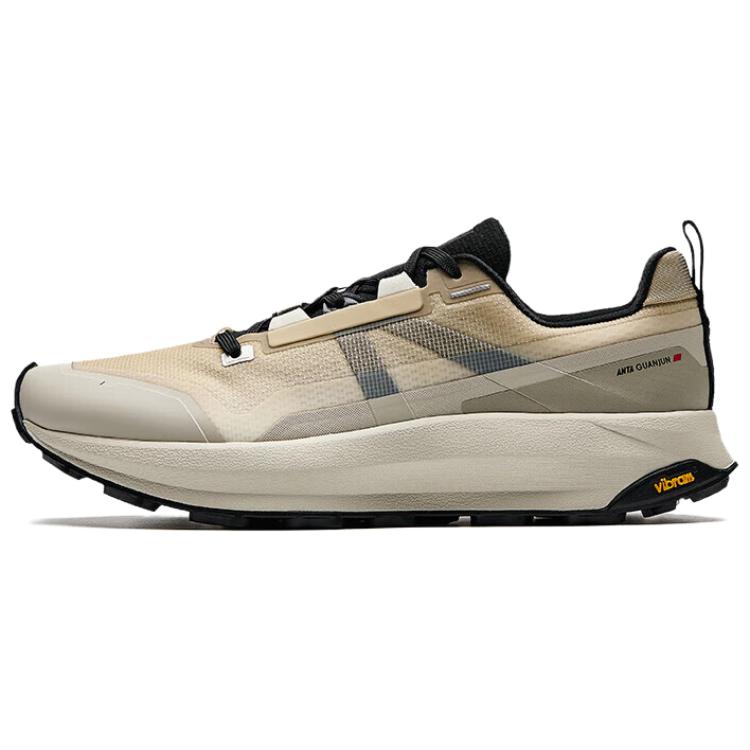 Anta Champion Path Comfortable Versatile Durable Non-Slip Low-Top Outdoor Functional Shoes Men Shoes Light-Brown-Yellow 112526605A-2