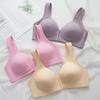 Womens Front Fastening Non-wire Push Up Bra With Soft Lined Deep-v Design For Ultimate Comfort