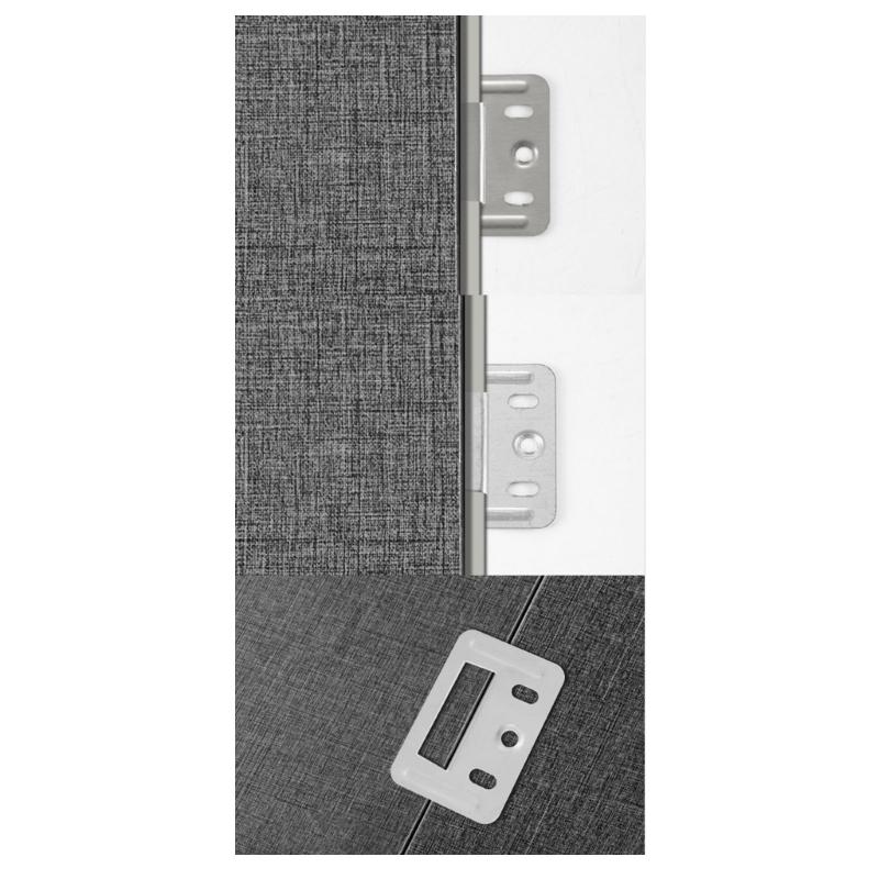 Metal Concealed Wall Board Clip Fasteners for Ceiling Installation with Positioning Holes and Steady Fixing Form for Interior Use