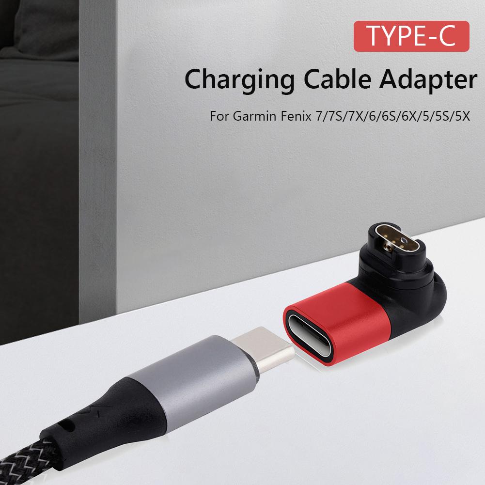 Charging Cable for Garmin Fenix 7 7S 7X 6 6S 6X 5 5X Plus Vivoactive 3 4s Venu 2 2S USB/Type C Watch charger Dock Dustproof Plug