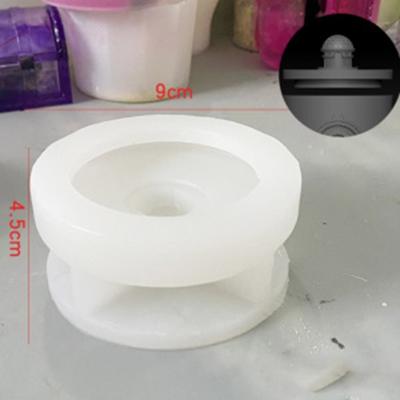 Multifuntional Silicone Mold Crafting Moulds Castles Shape Candle Holder Moulds Silicone Texture Suitable for Crafting