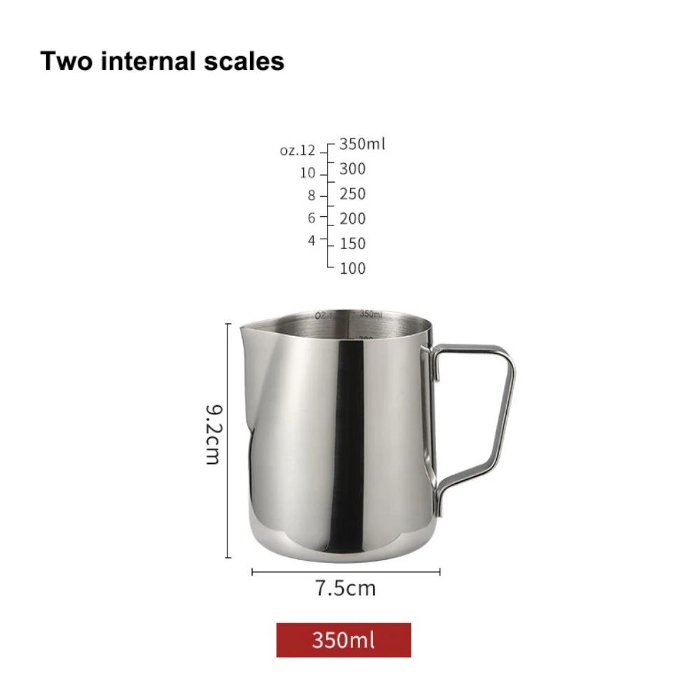 Stainless Steel Milk Frothing Pitcher Espresso Coffee Barista Craft Latte Cappuccino Milk Cream Cup Frothing Jug Pitche Milk Jug