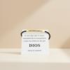 Hot Sale Spanish Dios Tiene El Control Inspirational Bracelet Colorful Braided Rope Bracelet with Encouragement Card