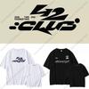 T-shirt TWS 42CLUB Moda Kpop 2026 TWS 2° FANMEETING 42CLUB Stampa Lettere T-shirt Unisex Donna Cotone Morbido Manica Corta Magliette