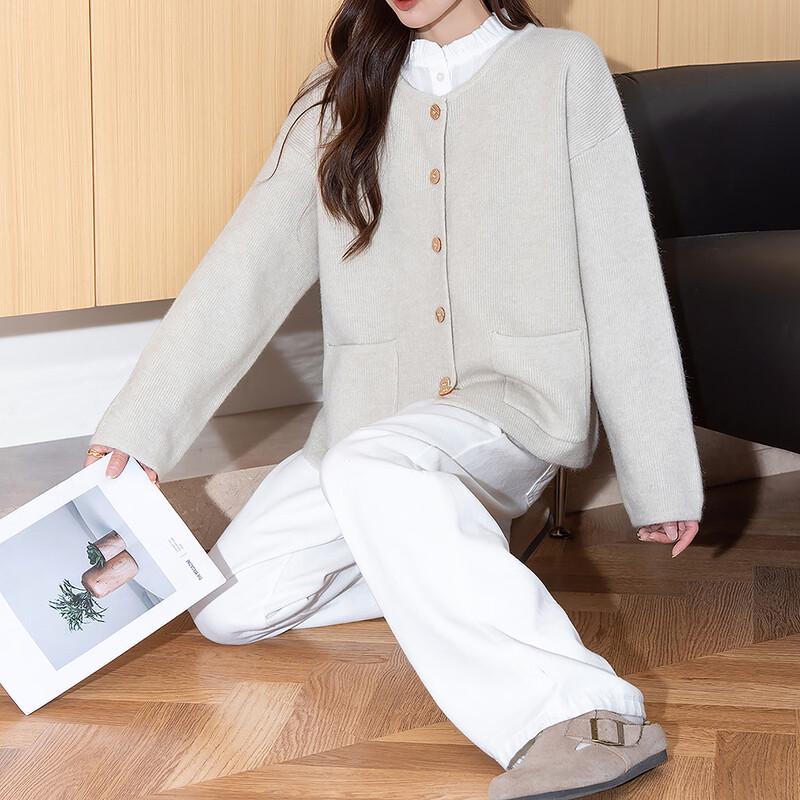 TonLion Women's Elegant Simple Knit Cardigan