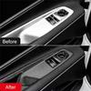 For  Corvette C8 Front Door Window Lift Switch Cover Inner Armrest Panel Sticker High Equipment
