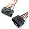 10Pin Auto Electronic Connector Wire Harness Seat Male Female Plug Socket Compatible With 7L0972762 8E0972710 With Cable(10P Male)
