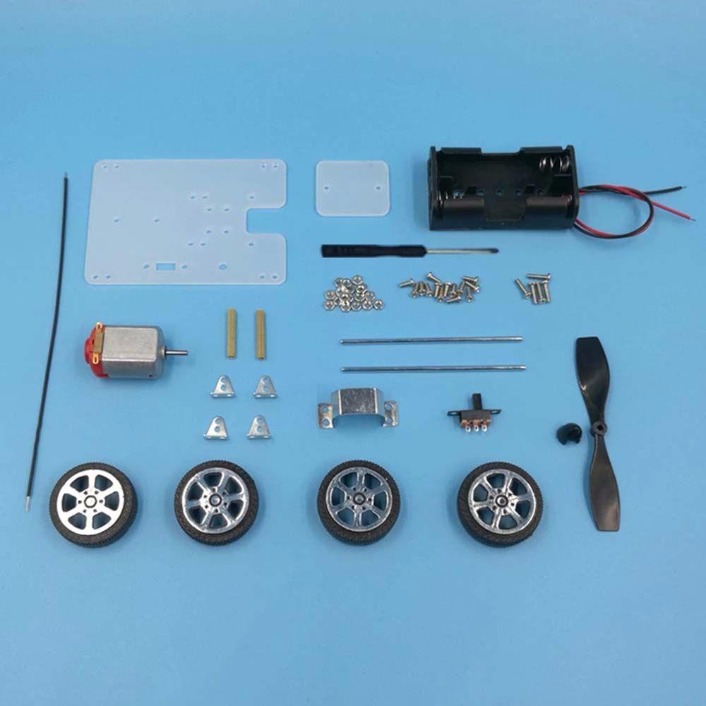 Experiment Materials Kits Wind Power Car Assemble Science Model Puzzle Toys Educational Toys
