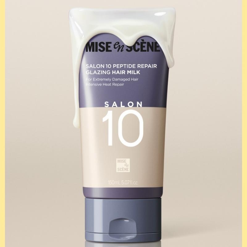 Mise En Scene Salon 10 Peptide Repair Hair Milk (150ml / 5.07 Fl. Oz)