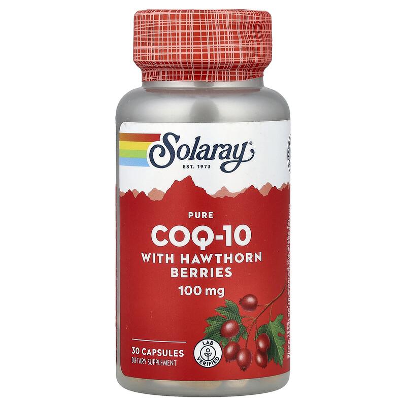 Pure CoQ-10 With Hawthorn Berries , 30 Capsules