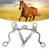 Pelham Bit Strong Fine Workmanship Stainless Steel Horse Bit for Horse Riding Equestrian Performance