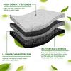 12pcs Cat Water Fountain Filters for NPET WF050 & WF100, Arc-Shaped Foam Sponge for Dog Water Dispenser Clear Pet Water Fountain Filter with Triple