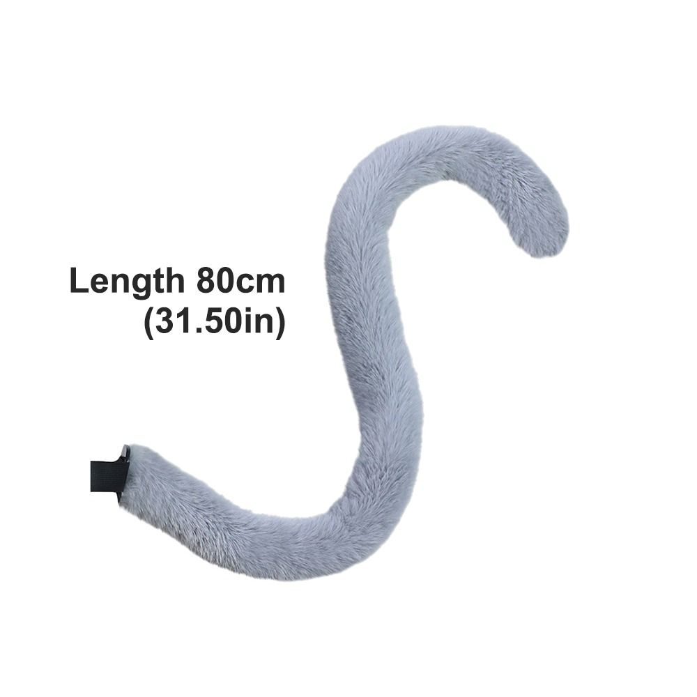 New Fluffy Plush Cosplay Cat Tail Long Lovely Cosplay Prop Handmade Cute Anime Cosplay Accessories Halloween