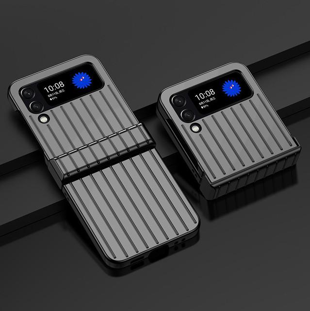 

Модный простой противоударный складной чехол для Samsung Galaxy Z Flip3 Flip 3 5g с защитой от царапин чехол для Samsung Z Flip 3 5g Capa for Galaxy Z Flip 3 чёрный