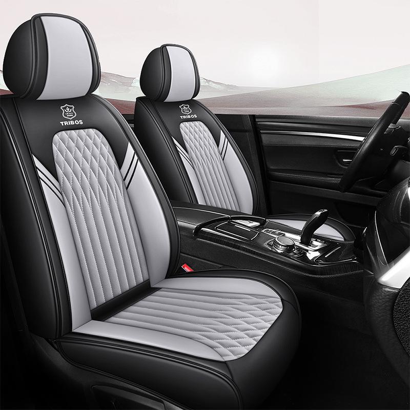 All-Season Full Leather Car Seat Cushion and Cover for Comfortable Fit