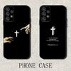 Jesus Bible Verse Phone Case For Samsung S25,S24,S21,S22,S23,S30,Ultra,S20,Plus,Fe,Lite,Note,10,9,5G Black Cover