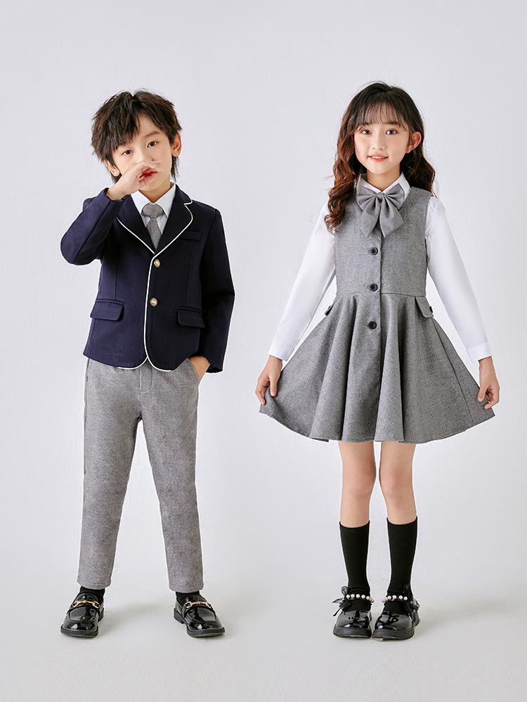 Gyermek Brit Stílusú Sportruházat Iskolai Egyenruha Óvodába és Általános Iskolába