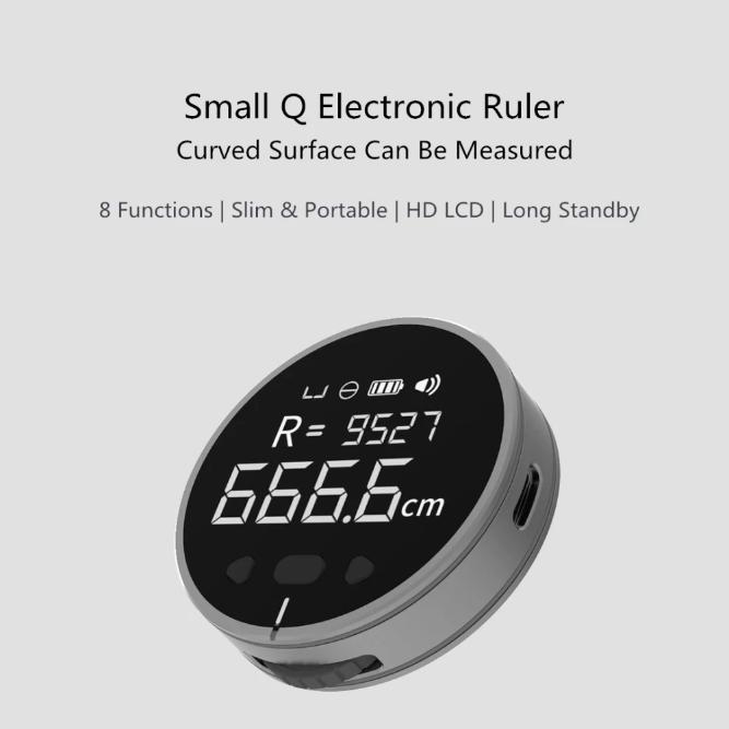 Xiaomi DUKA ATuMan Little Q Electric Ruler Distance Meter HD LCD Screen Measure Tools Rechargeable 99M Tape Ruler