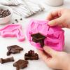 Silicone Graduation Cap Diploma Mold Set for Fondant Cake Chocolate Baking Decoration Tools Flexible Non-Stick Molds for Edible Crafting