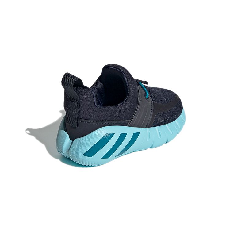 Adidas Rapida Breathable Low-Top Walking Shoes Baby Shoes Black Blue FX4084