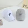 Korean Version of Embroidered Letters Short Brim Versatile Baseball Hat for Women In Spring and Summer New Fashionable Casual Sunshade Duck Tongue
