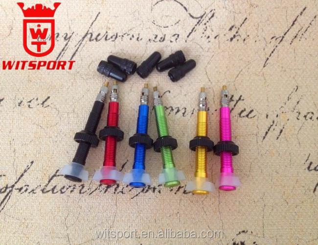 40mm Colorful Aluminum CNC Stem Presta Valve Road MTB Bike Tubeless Valve