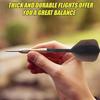 6Pcs Dart Tail Professional Precise Flying Indoor Outdoor 2Ba 4Ba Transparent Plastic Integrated Dart Shaft Flight Dart Replacement Accessories