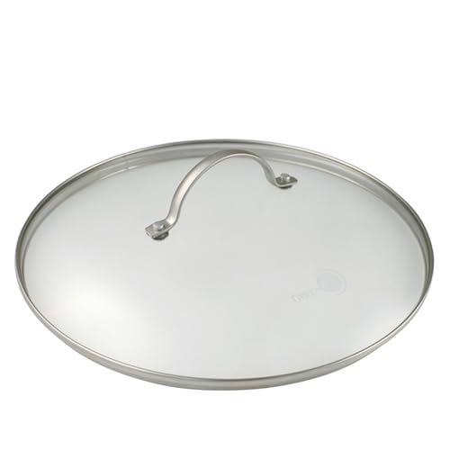 GREENPAN Glass Lid 28cm Stainless Steel Handle Fully Physically Reinforced Dishwasher Safe