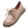 Retro Flat-bottomed Small White Shoes Women's Spring and Autumn Soft-soled Soft-faced Shoes with Plus Size Girl Shoes