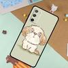 Cartoon Shih Tzu Dog Soft Case For Samsung Galaxy S25 Ultra S9 S10 S20 S21 S22 S23 S24 Plus S24 FE Funda Cover