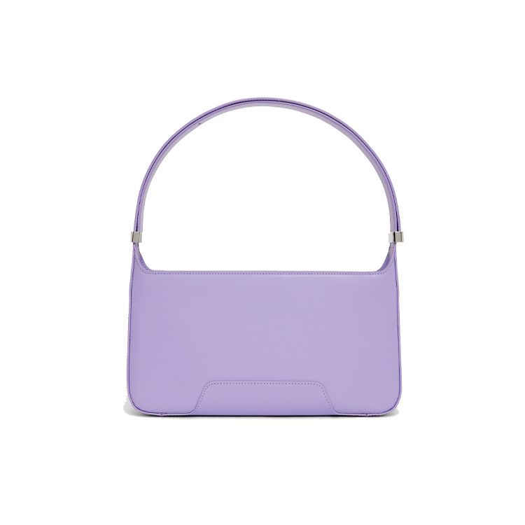 Burberry TB Logo Smooth Leather Shoulder Bag Lilac Mini Handbag 80504701