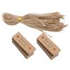 100Pcs Gift Tags Baking Gift Bag Kraft Paper Card Wedding Party Favors with Twine
