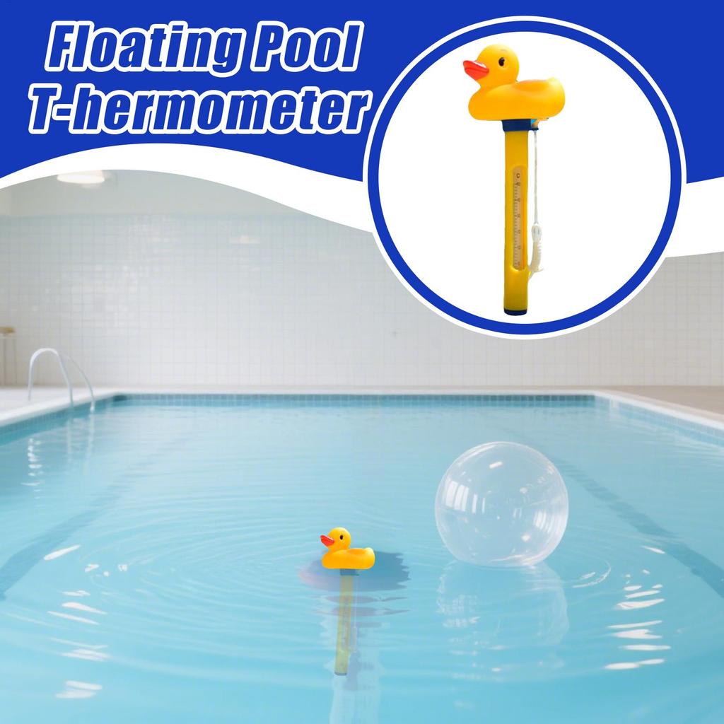 Pool Thermograph Floating Swim Pool Floating Water Temperature Gauge Precision Measurement Easy Read Tool for Women Men Kids