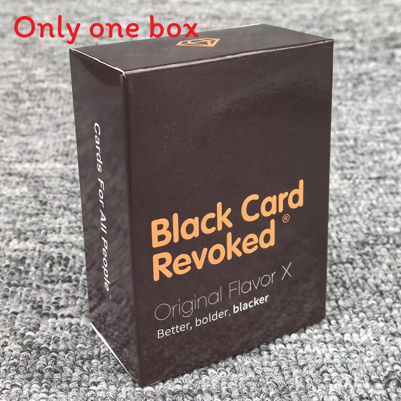 Juego de Mesa Fiesta Tarjeta Negra Revocada Con Tarjetas de Papel de Colores Para Entretenimiento Familiar y Juego Interactivo