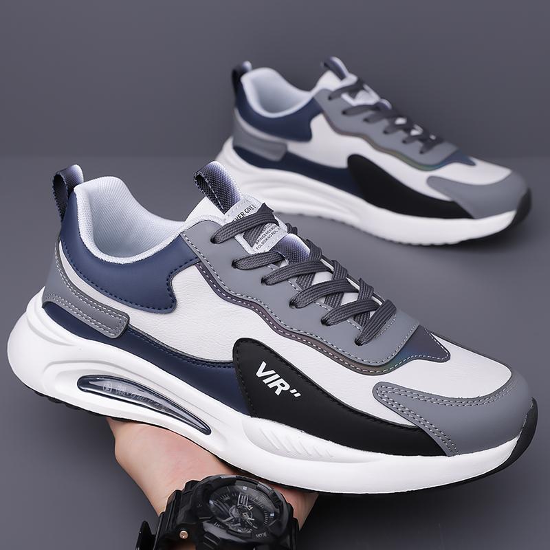 Sports Casual Shoes Men's Summer Breathable Men's Lightweight Soft Sole Non-Slip Shock-Absorbing Running Shoes