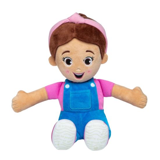 Slečna. Panenka Speak & Sing Interaktivní plyšová hračka Zpívající Mluvící vycpaná panenka Vzdělávací