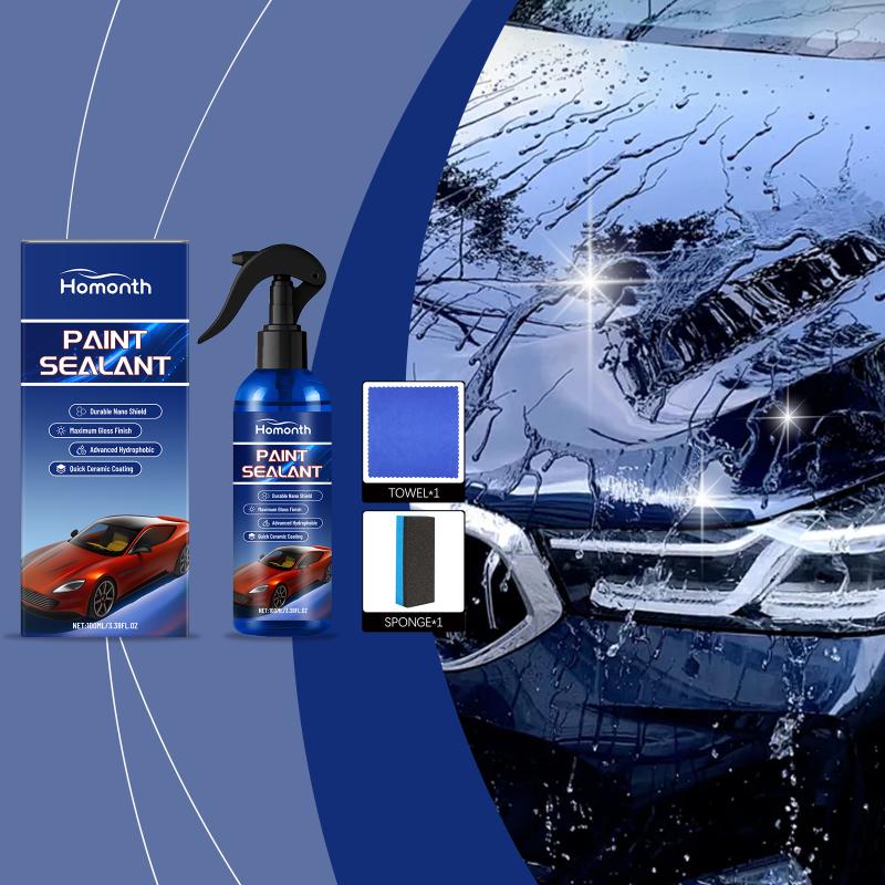 Nano Ceramic Coating for Car Paint Complete Decontamination Kit High Gloss Polish Dustproof Maintenance for Exterior