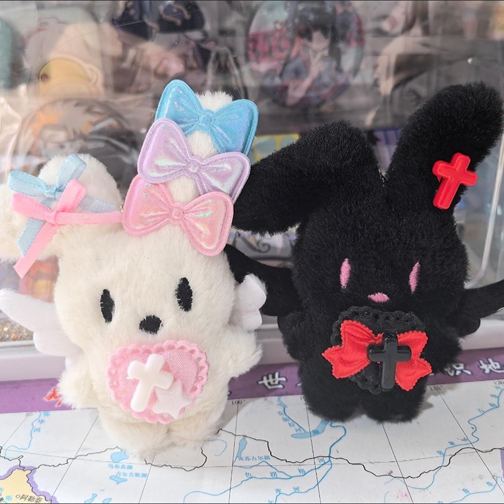 Anime NEEDY GIRL OVERDOSE Porte-clés Garde Cosplay Pendentif Peluche Porte-clés Accessoires Props Porte-clés Cadeaux de Noël pour Fans gray