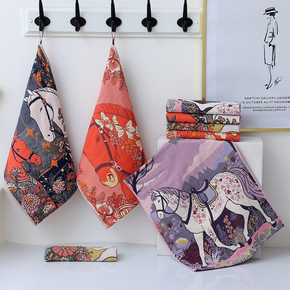 New 34x40cm Large Hand Towel Quick Dry 4 Layer Cotton Gauze Kitchen Towel Decorative Tea Towel Home Restaurant
