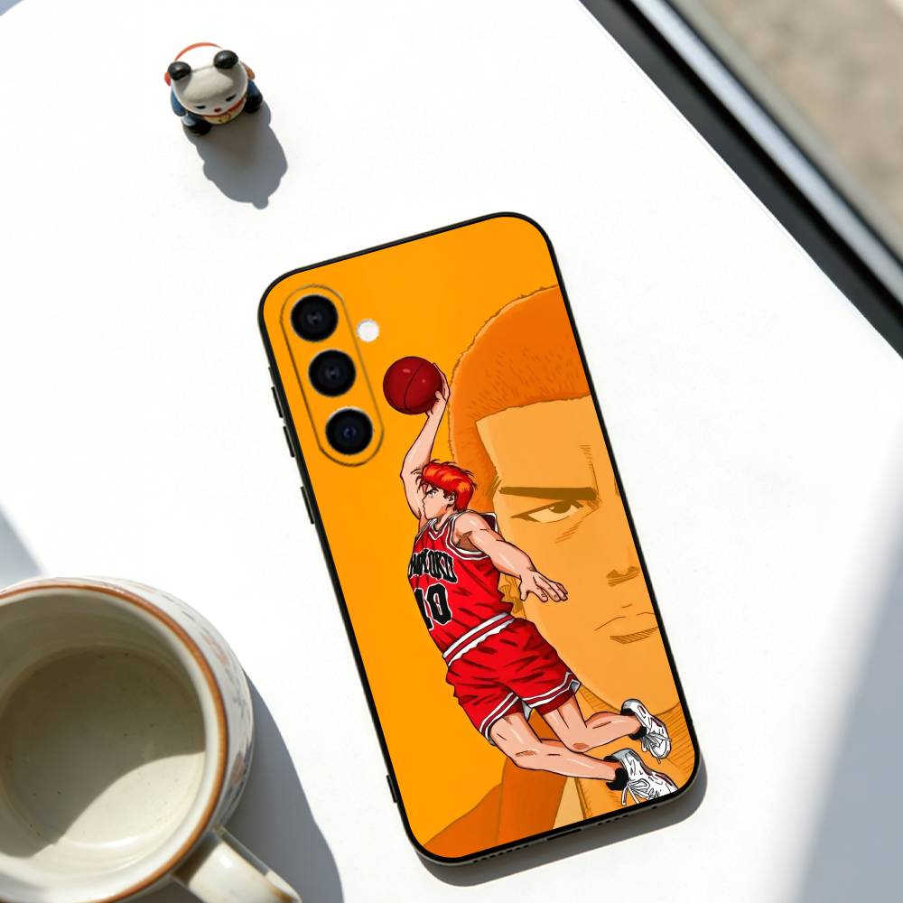 Hanamichi Sakuragi Phone Case For Samsung Galaxy A73,A72,A71,A70,A53,A52,A51,Soft Black Cover