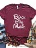 Women T Shirt Black Girl Magic Print Tshirt Women Short Sleeve O Neck Loose T-shirt Ladies Causal Tee Shirt Clothes Tops